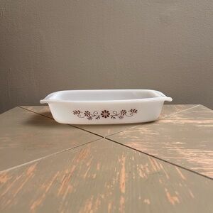 Vintage Pyr-o-Rey Dynaware Millglass Bakeware Casserole Dish